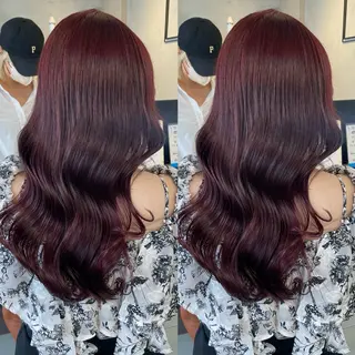 セミロング カラー ブリーチなしカラー kana🐱のヘアスタイル