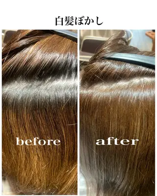 カラー 龍 門のヘアスタイル