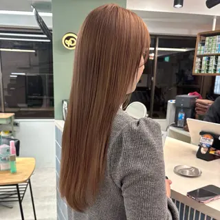 ロング カラー 🎀【透明感カラー 縮毛矯正】さえ🎀のヘアスタイル