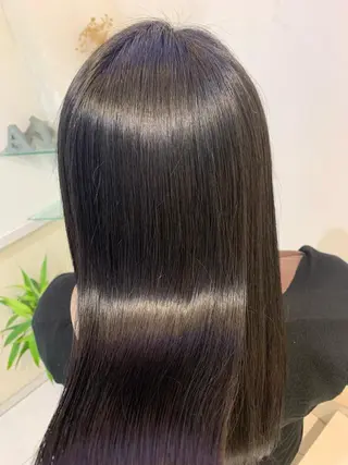 カラー ブリーチしない暖色 カラー🥀杉 優菜のヘアスタイル