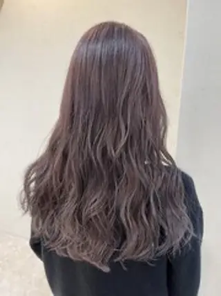 ロング カラー 【透け感カラー】 沖田航祐のヘアスタイル