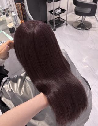 ロング カラー うる艶透明感カラー HINANO🩶のヘアスタイル