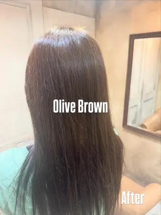 ロング カラー 梅 優翔のヘアスタイル