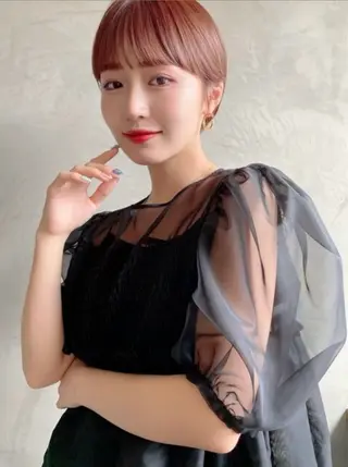 ショート やました もえかのヘアスタイル