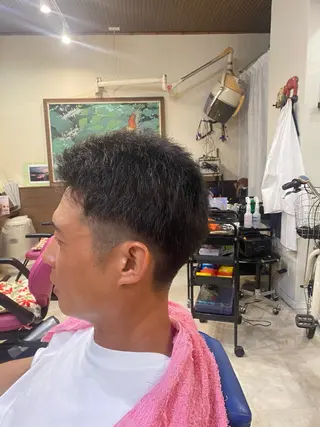 ショート メンズ 森　敦生👑 メンズカット＆パーマのヘアスタイル