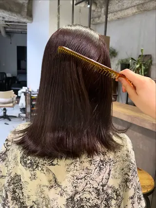ミディアム カラー 無料カットモデル募集 ／ueno aiのヘアスタイル
