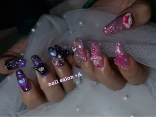 ロング Nail Salon +Aのネイルデザイン