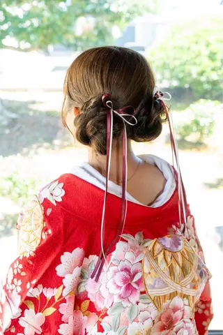 ロング 小顔矯正　まつ毛 Komaci篠田敦子のヘアスタイル