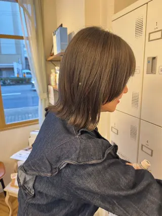 ショート カラー ショート・パーマ・デ ザインカラー/むつみのヘアスタイル