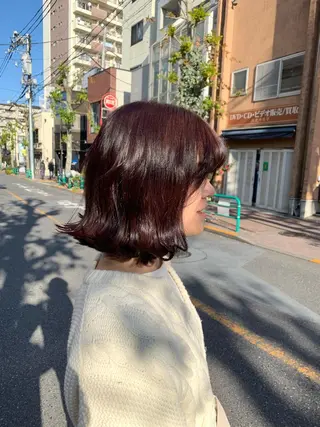 ミディアム カラー 倉山 将貴のヘアスタイル