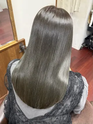 ロング カラー 木村 蓮のヘアスタイル
