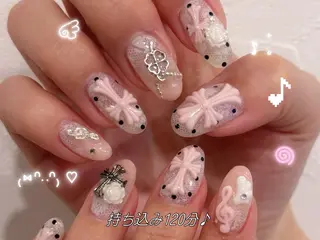 ネイル coco.nail/ y2k/ワンホンのネイルデザイン