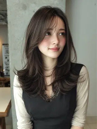 ロング KNOWHOW/思川 阿耶のヘアスタイル