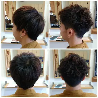 パーマ 三ツ井 淳華のヘアスタイル