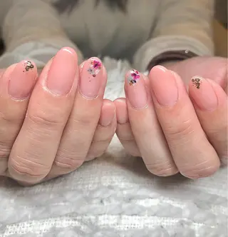 ミディアム カラー パーマ ヘアアレンジ ネイル マツエク・マツパ el. by Aoのネイルデザイン