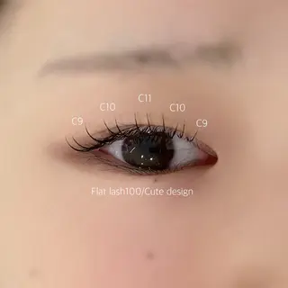 マツエク・マツパ 中島 美月のマツエク・マツパデザイン