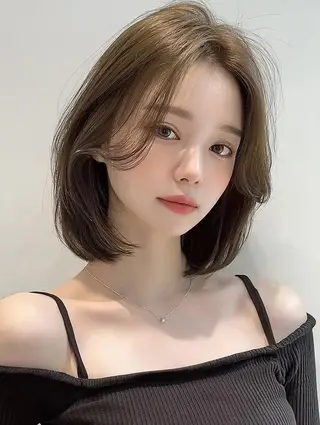ミディアム FOCUS JAPAN3のヘアスタイル