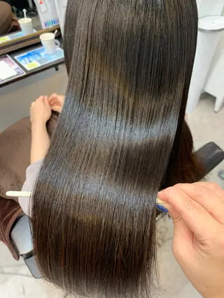 セミロング 髪質改善/縮毛矯正 🎀小林 唯 🎀のヘアスタイル