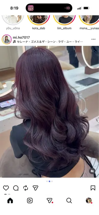 ロング カラーモデル/透明感 カラー/coco🎀のヘアスタイル