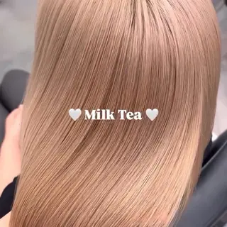 ミディアム カラー ハイトーン/ブリーチ /カラー🤍すずかのヘアスタイル