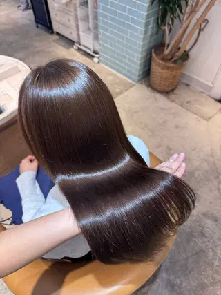 ロング カラー 艶カラー/高発色 /髪質改善/てぃあらのヘアスタイル