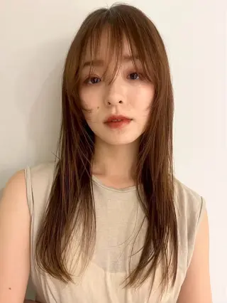 カラー 田沼 乃愛のヘアスタイル