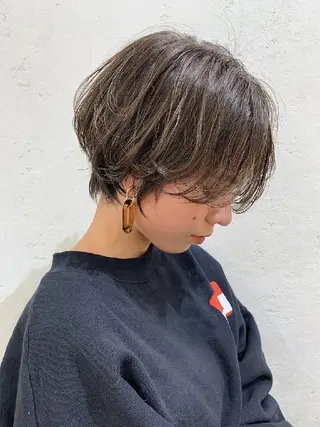 ショート 【似合わせ・レイヤー ・パーマ】海気のヘアスタイル