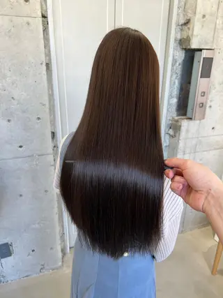 ロング カラー パーマ ヘアアレンジ 【ヘアケア特化型】 newi天王寺のヘアスタイル