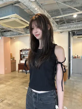 ロング カラー yu maのヘアスタイル