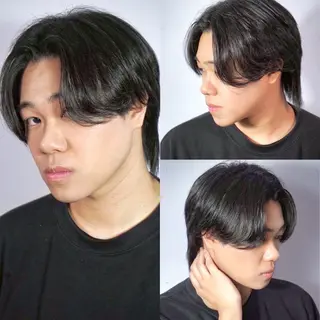 ミディアム 千葉 翔太のヘアスタイル