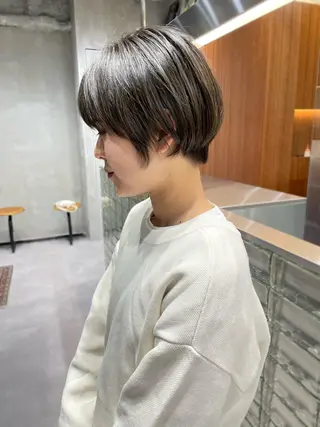ショート 👑ボブはお任せ ミヤノ👑のヘアスタイル