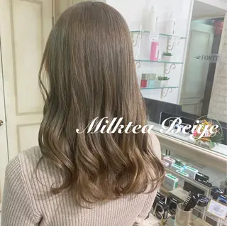 ロング カラー ヘアアレンジ 透明感カラー 古山 結季🌙🖤のヘアスタイル