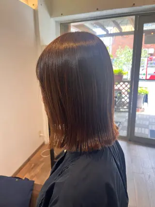 ミディアム カラー 🫒オリーブカラー/ かれんのヘアスタイル