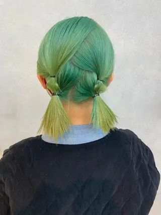 ショート カラー Kureha/ネイル トレンドヘアのマツエク・マツパデザイン