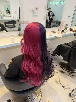 ロング カラー ブリーチカラー 🩵MIZUKIのヘアスタイル