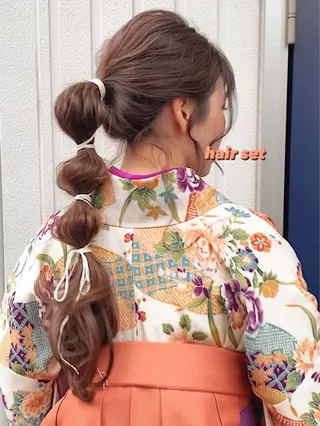 ロング Nagisa🥥🧡 南森町駅 徒歩30秒のヘアスタイル