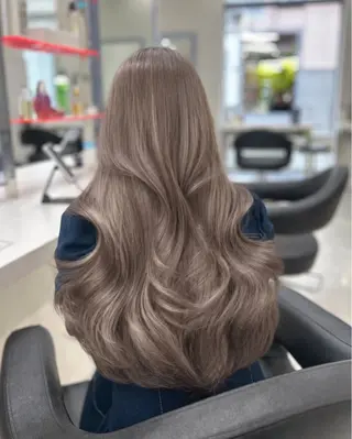 カラー 🎀韓国風暗髪 nana🎀のヘアスタイル