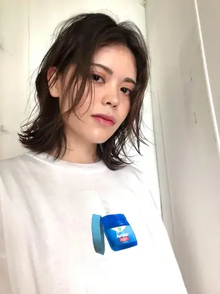ミディアム 一ノ瀬 暁のヘアスタイル