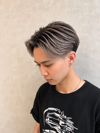 カラー メンズ バレイヤージュ特化｜ Takuのヘアスタイル
