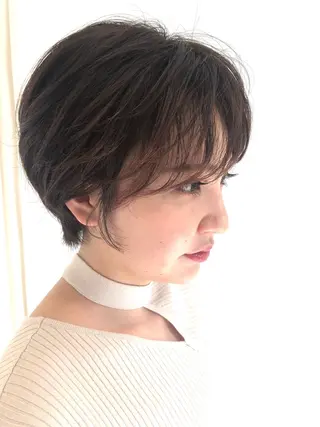 ショート 似合わせカット 迫留由弥のヘアスタイル