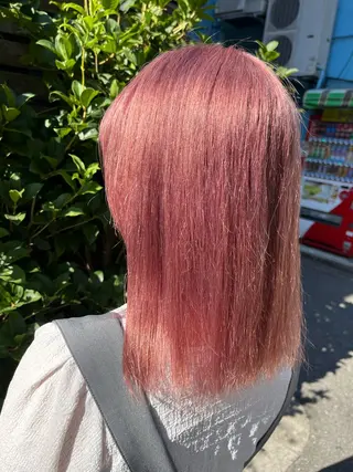 ミディアム カラー 🦋YUI 髪質改善 ブリーチ 着付け🦋のヘアスタイル