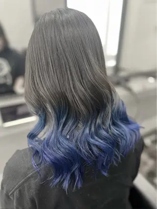 カラー 新宿💜ブリーチ 🩷HIKARUのヘアスタイル