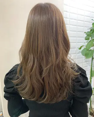 ロング カラー hubhair レイヤー/透明感のヘアスタイル