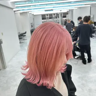 ミディアム カラー レイヤーダブルカラー KYONのヘアスタイル