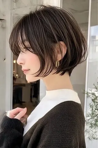 ショート カラー 韓国×艶ハイトーンが かわいい✨️リオ🍒のヘアスタイル
