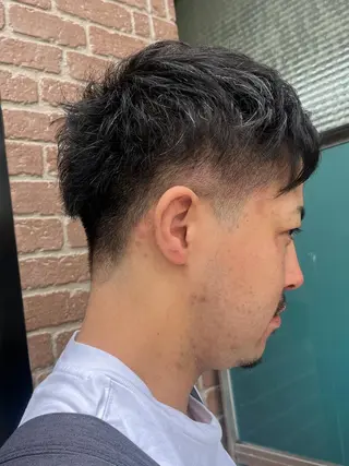 ミディアム カラー パーマ ヘアアレンジ メンズ キッズ ネイル マツエク・マツパ アイブロウ 久木原 ゆりのヘアスタイル