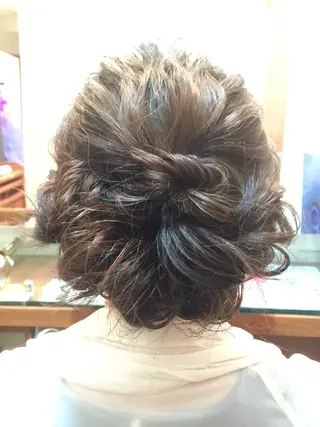 ミディアム カラー パーマ ヘアアレンジ 可愛いを作る神 ナオヒロのヘアスタイル
