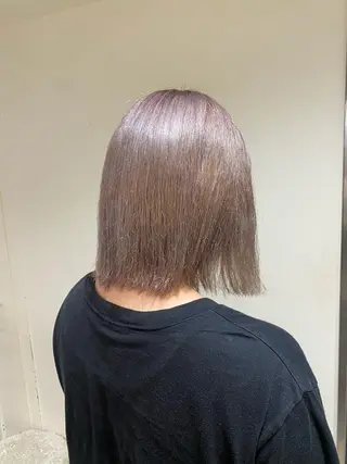 ミディアム カラー ヘアアレンジ ボブ /ニュアンス/ satomi🧸💖のヘアスタイル