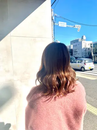 ミディアム ヘアアレンジ このみ/透明感カラー /ヘアアレンジ🫧のヘアスタイル