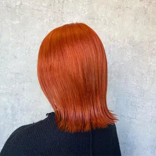 ミディアム カラー パーマ ヘアアレンジ 🤍透明感カラー🤍 Ryujiのヘアスタイル